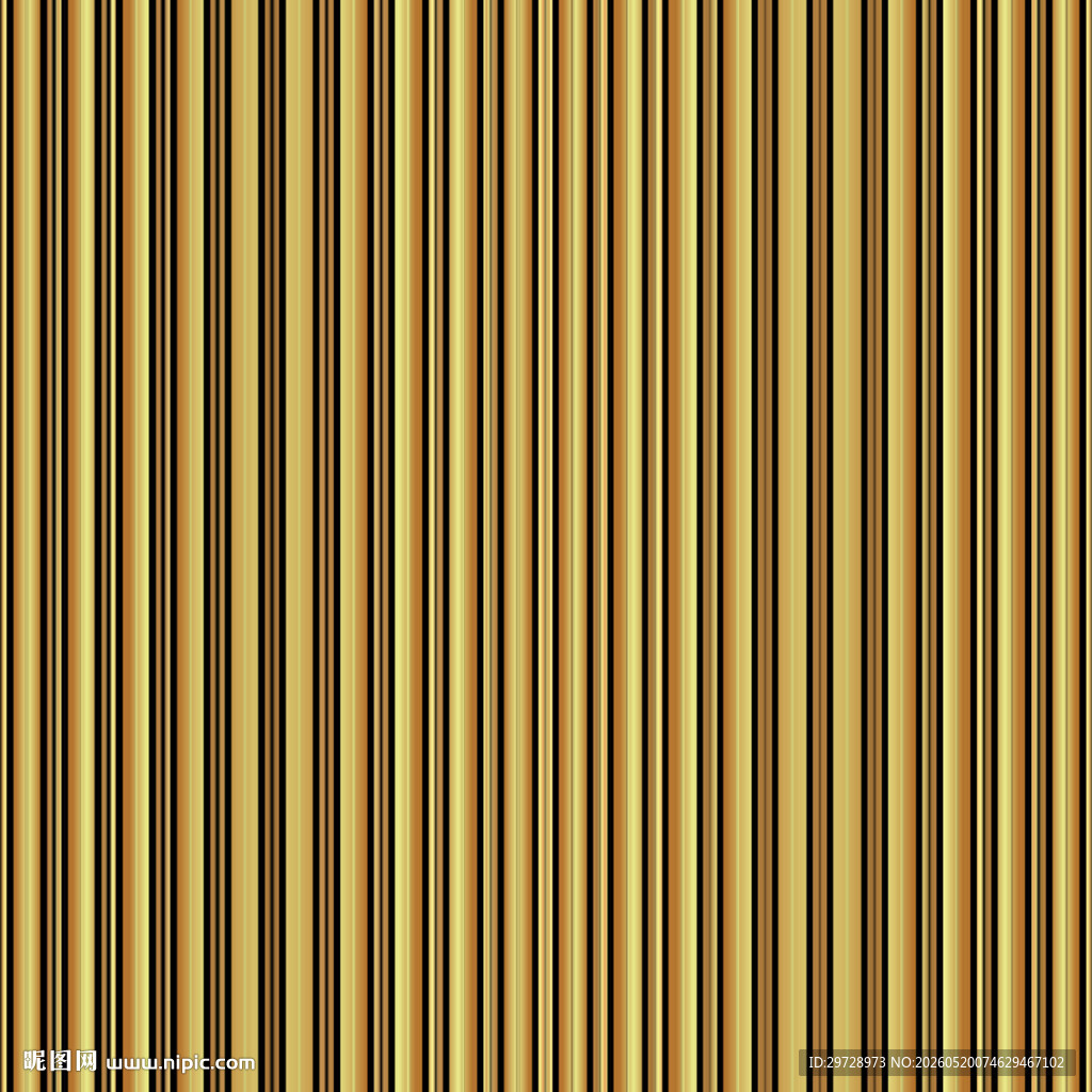 金色条纹图案