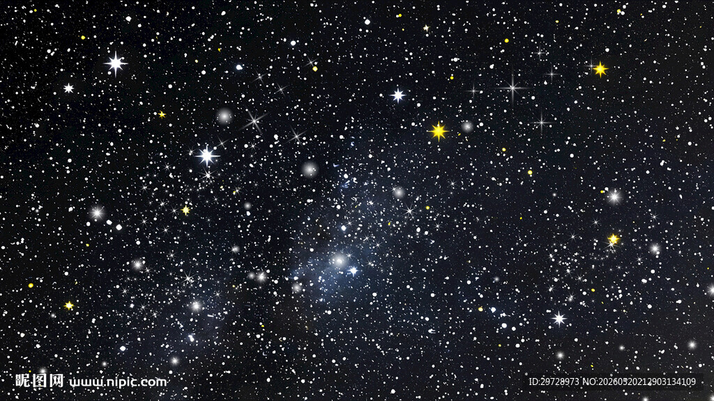 黑色星空星星点点