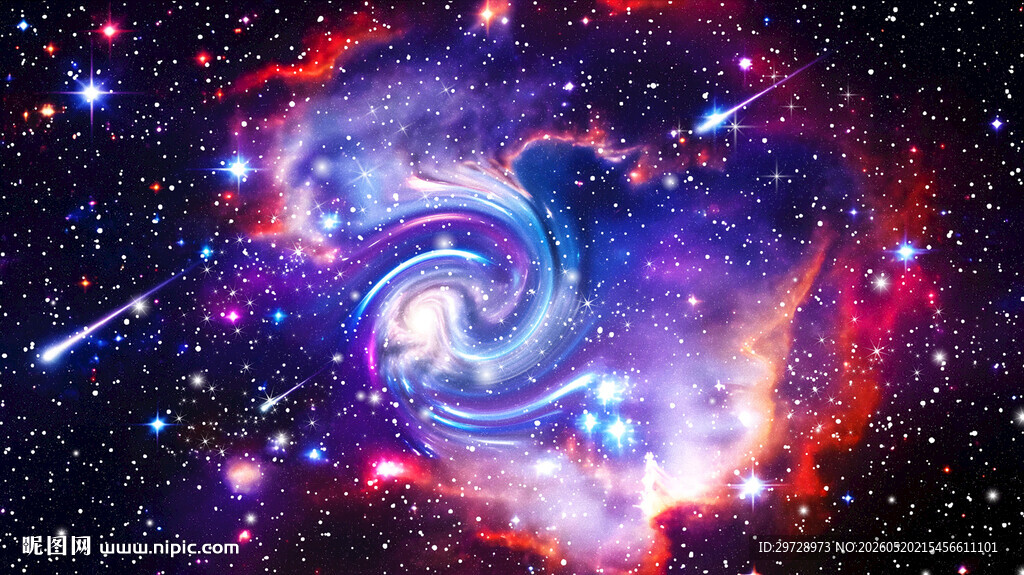 炫彩绚丽星空