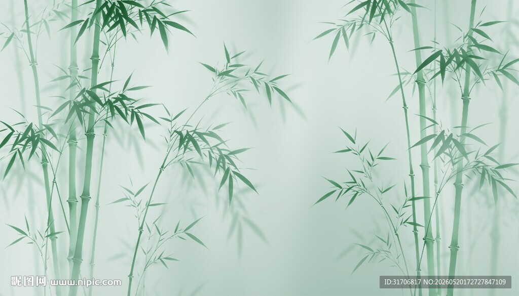 水墨竹子