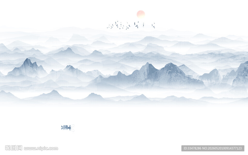 意境山水画