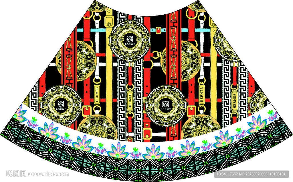 裙子定位