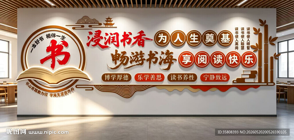 阅读文化墙