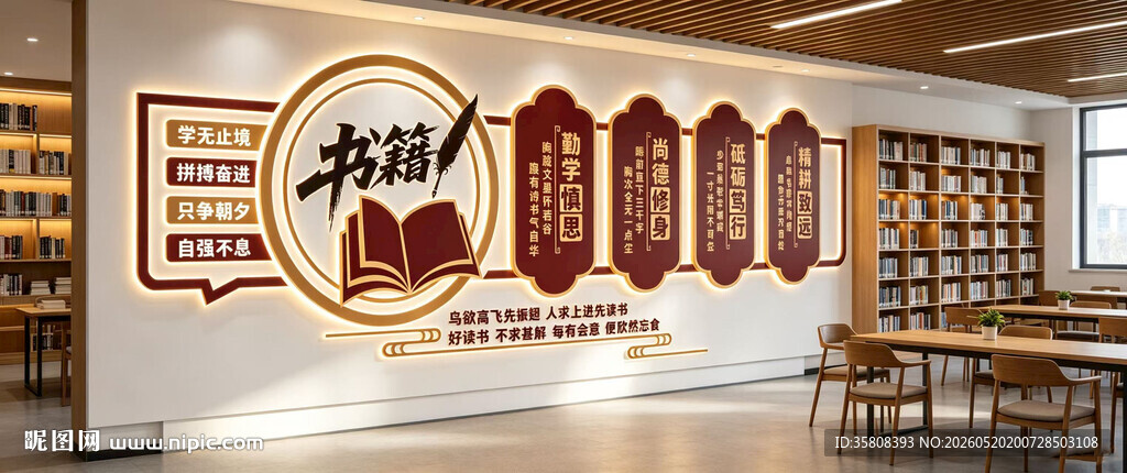 图书馆文化墙