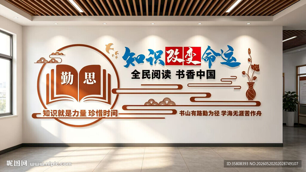 阅读文化墙