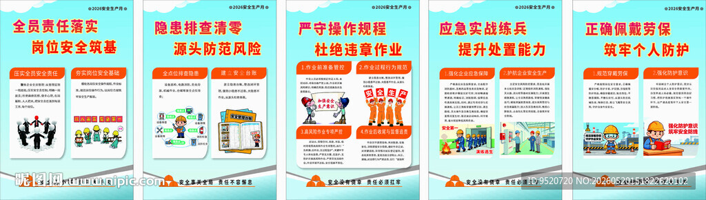 企业安全生产挂图
