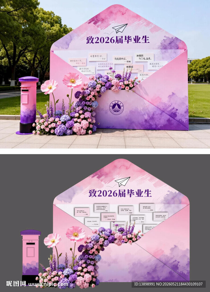 信封美陈打卡点