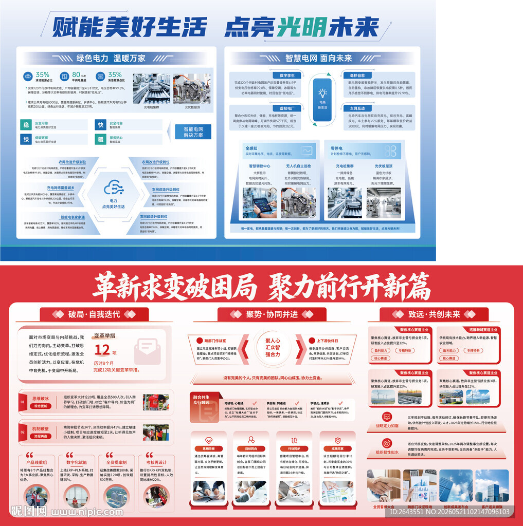 企业简介品牌宣传展板文化墙