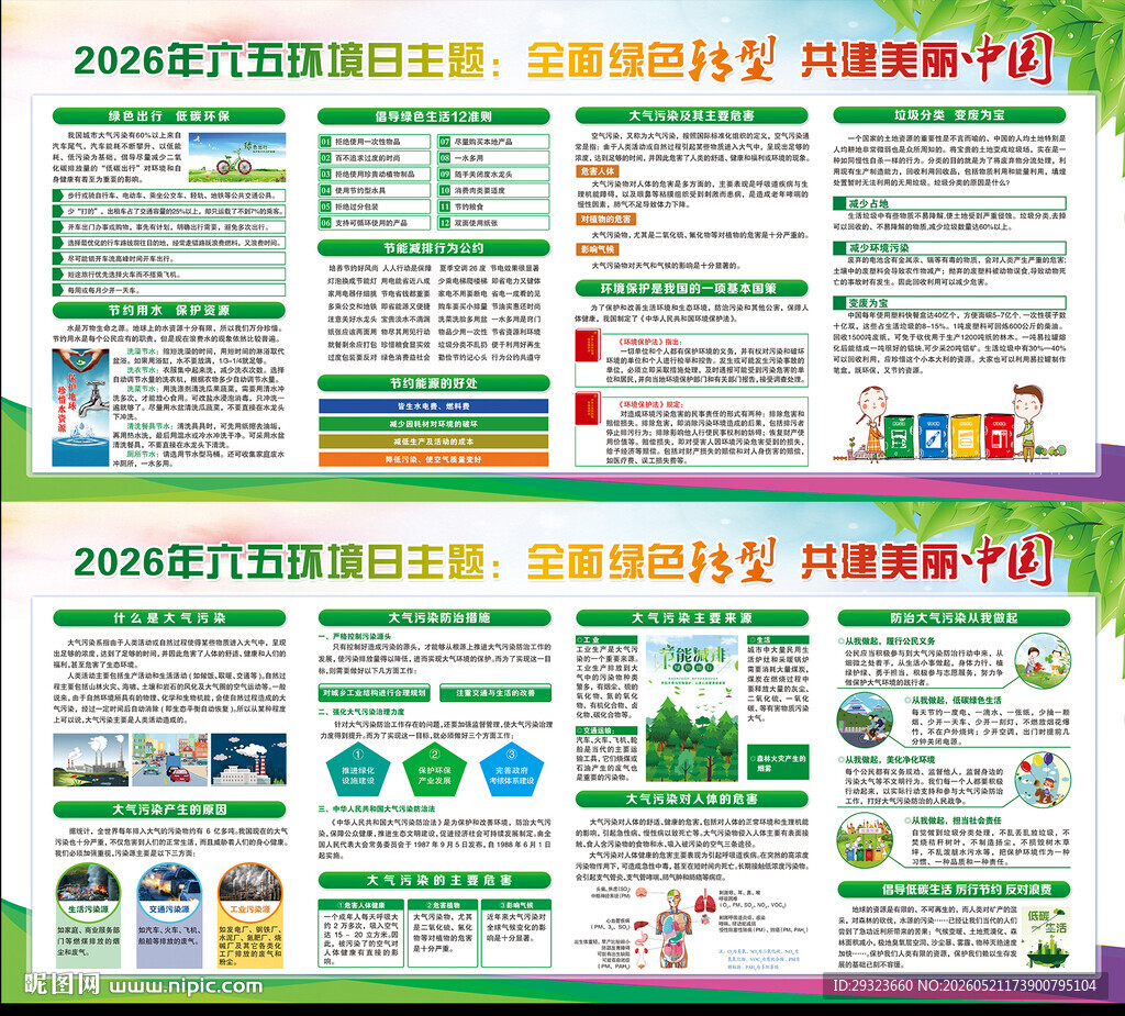 2026年世界环境日展板