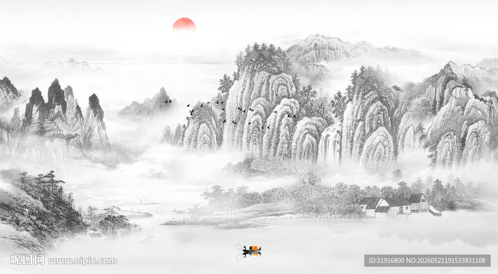 意境水墨画