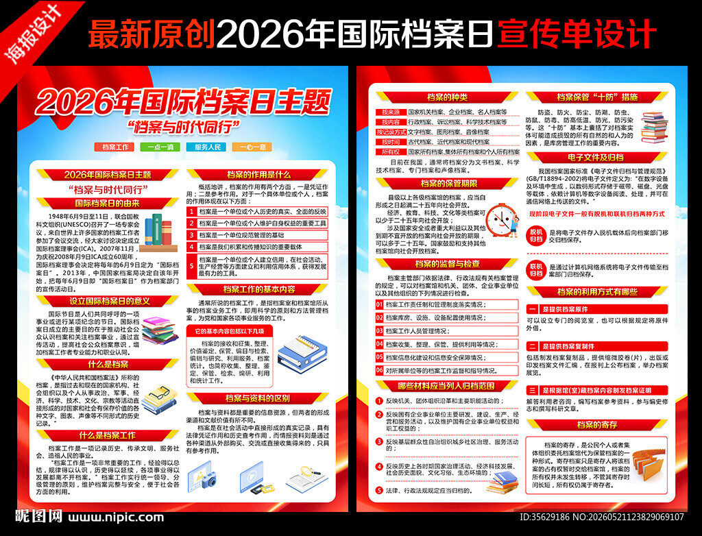 2026年国际档案日宣传单