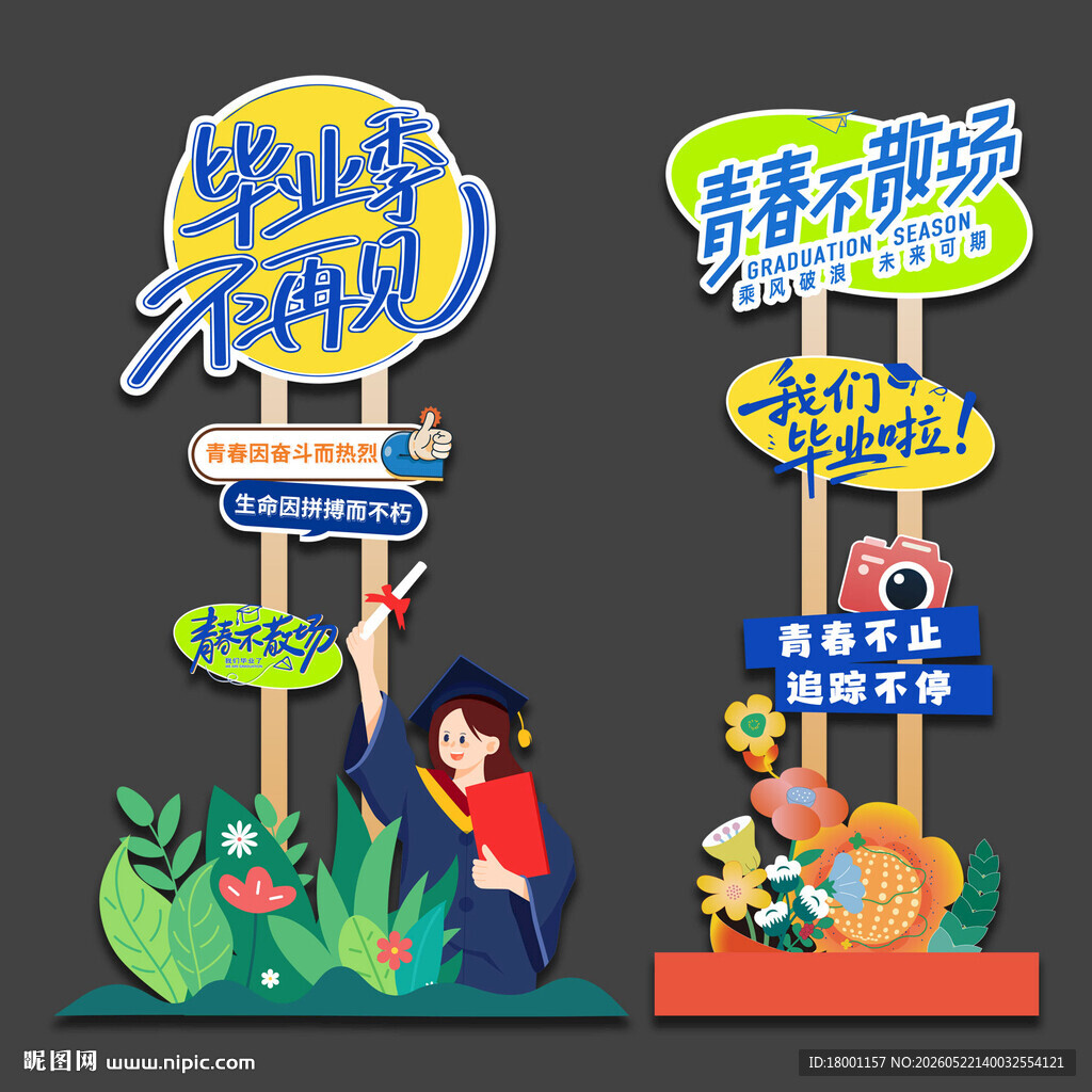 毕业指示牌