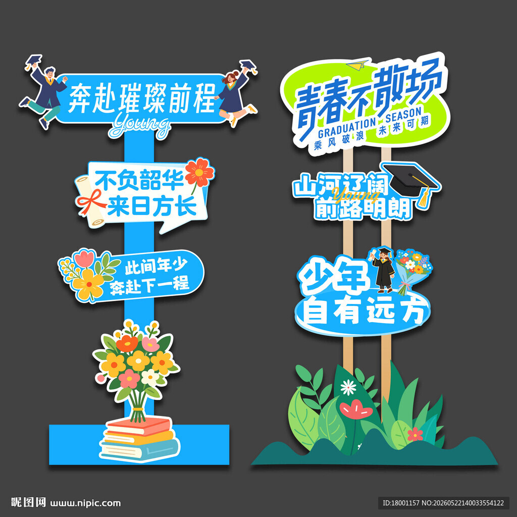 毕业指示牌