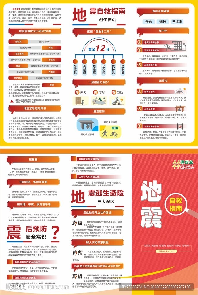 地震自救指南