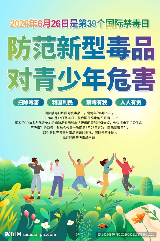禁毒宣传海报