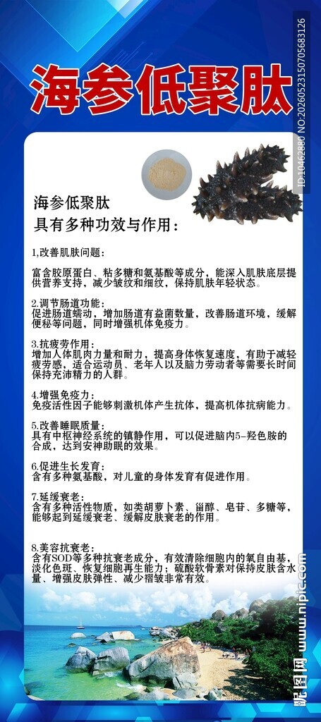 夏季养生海参养殖招商信息海报