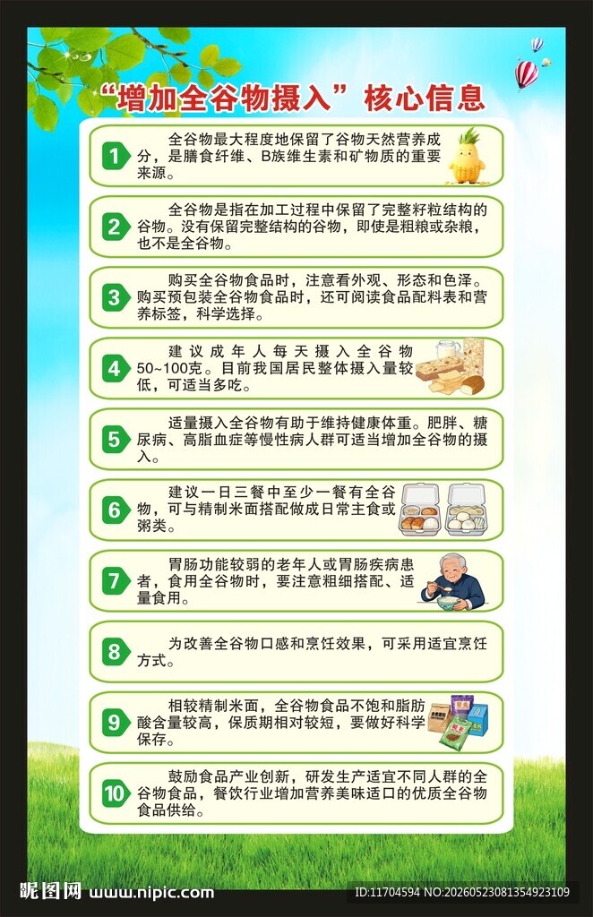 全民营养周海报