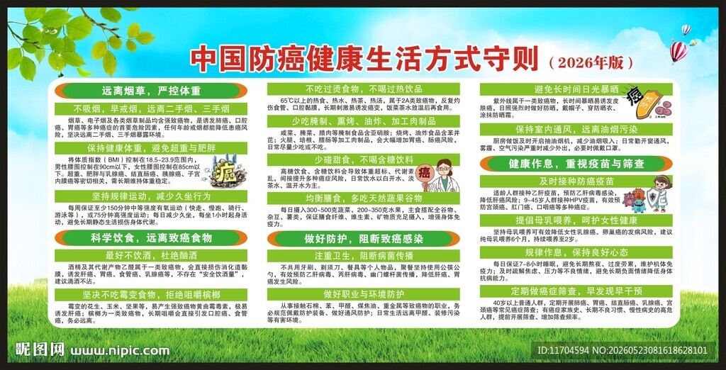 全国肿瘤防治宣传周宣传栏