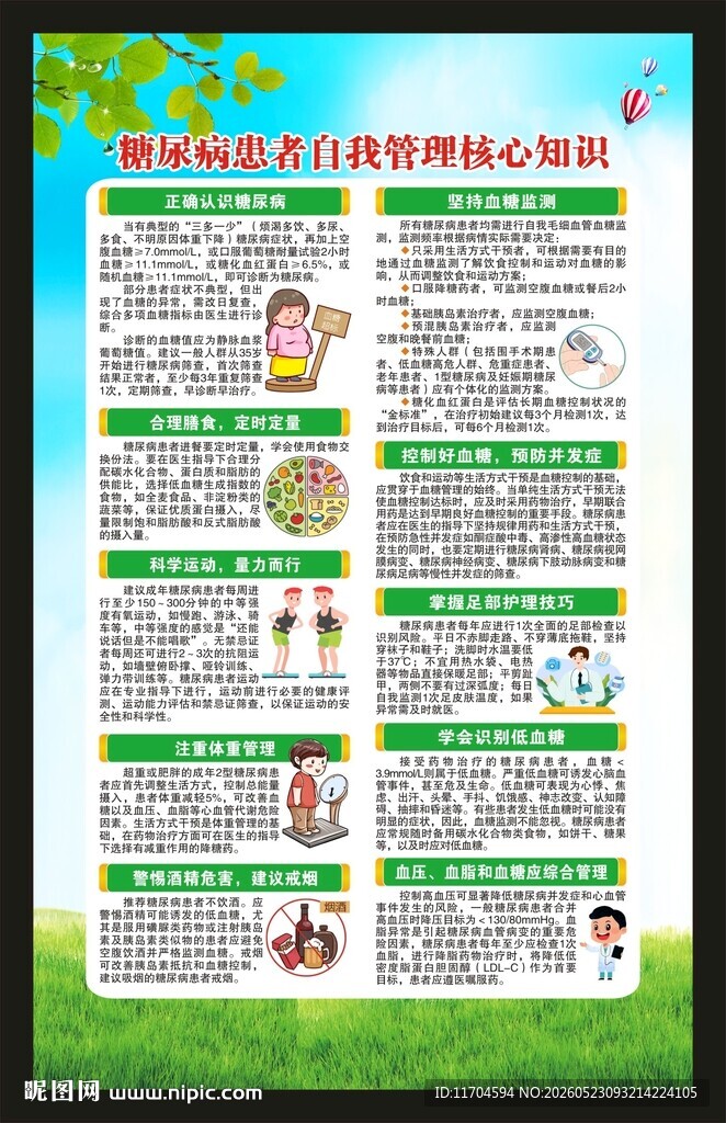 联合国糖尿病日海报