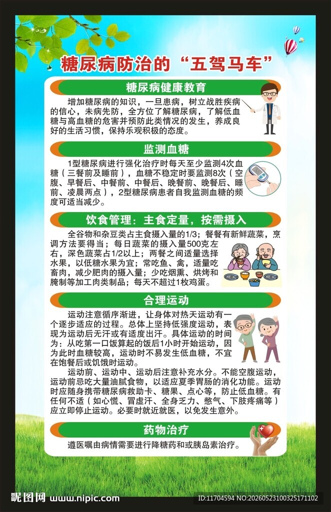 联合国糖尿病日海报