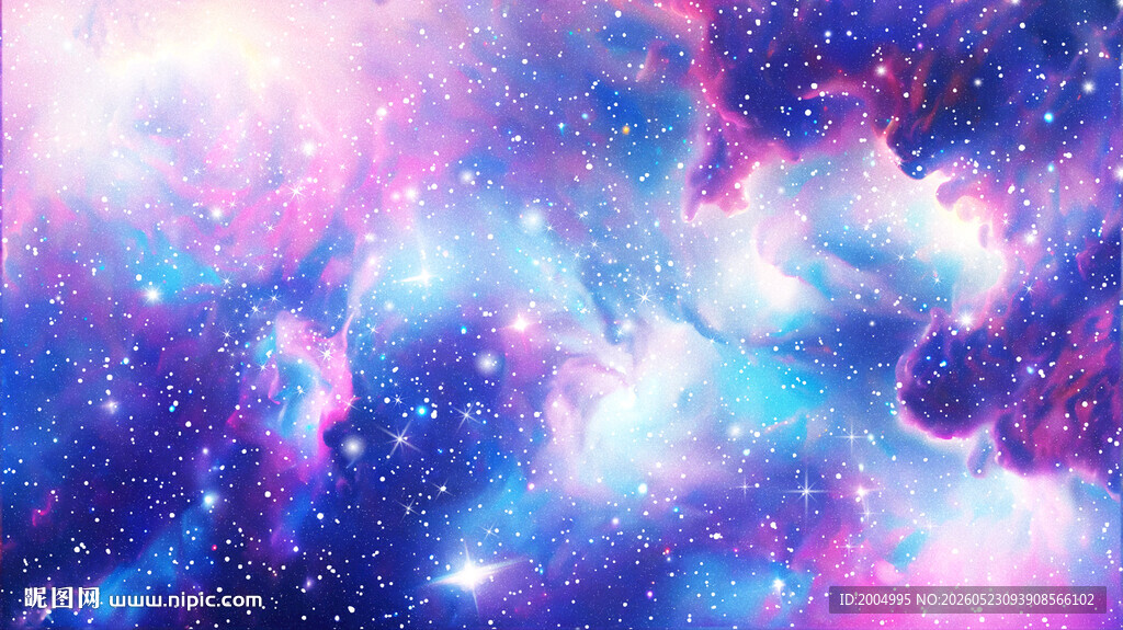 梦幻绚丽宇宙星空景象
