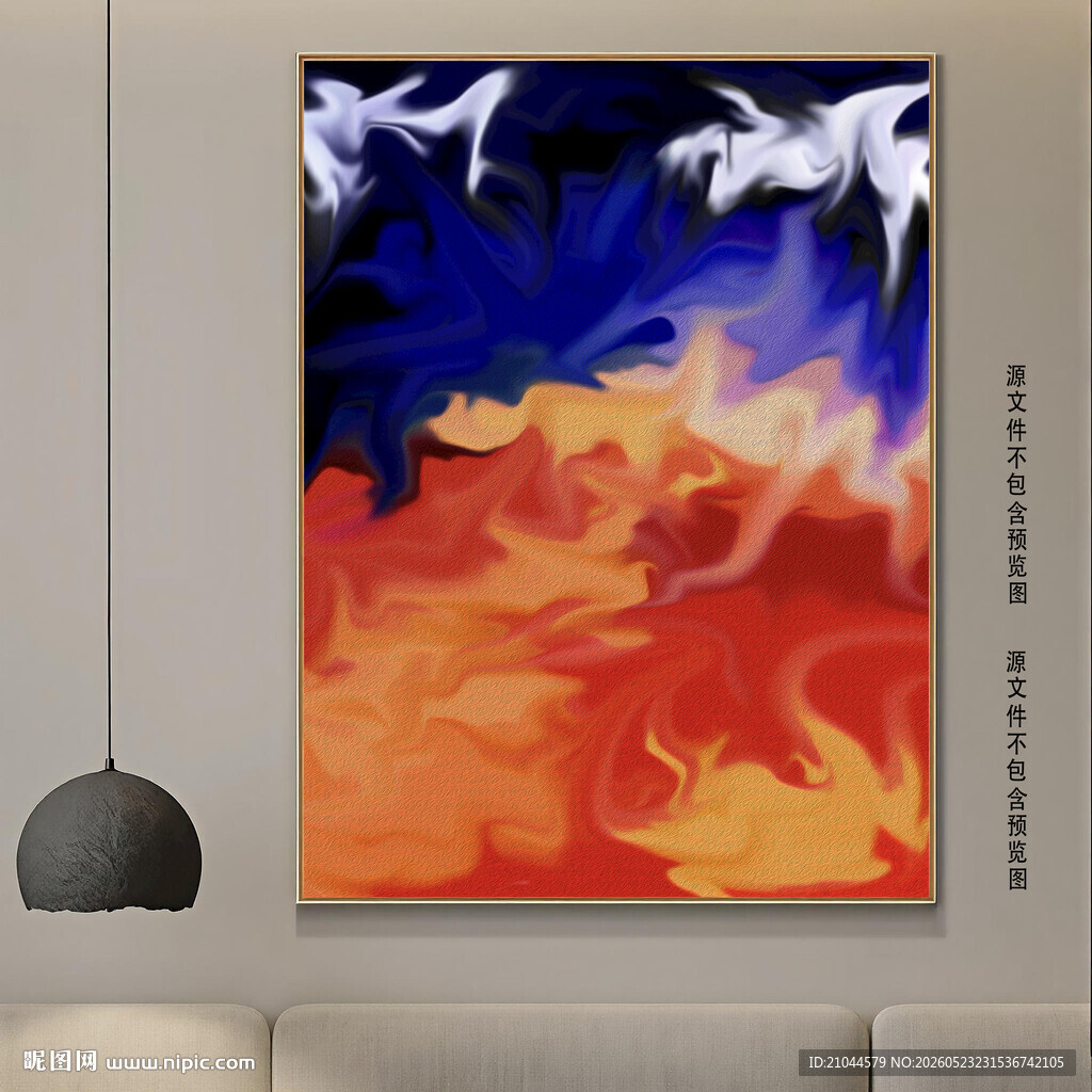 抽象油画