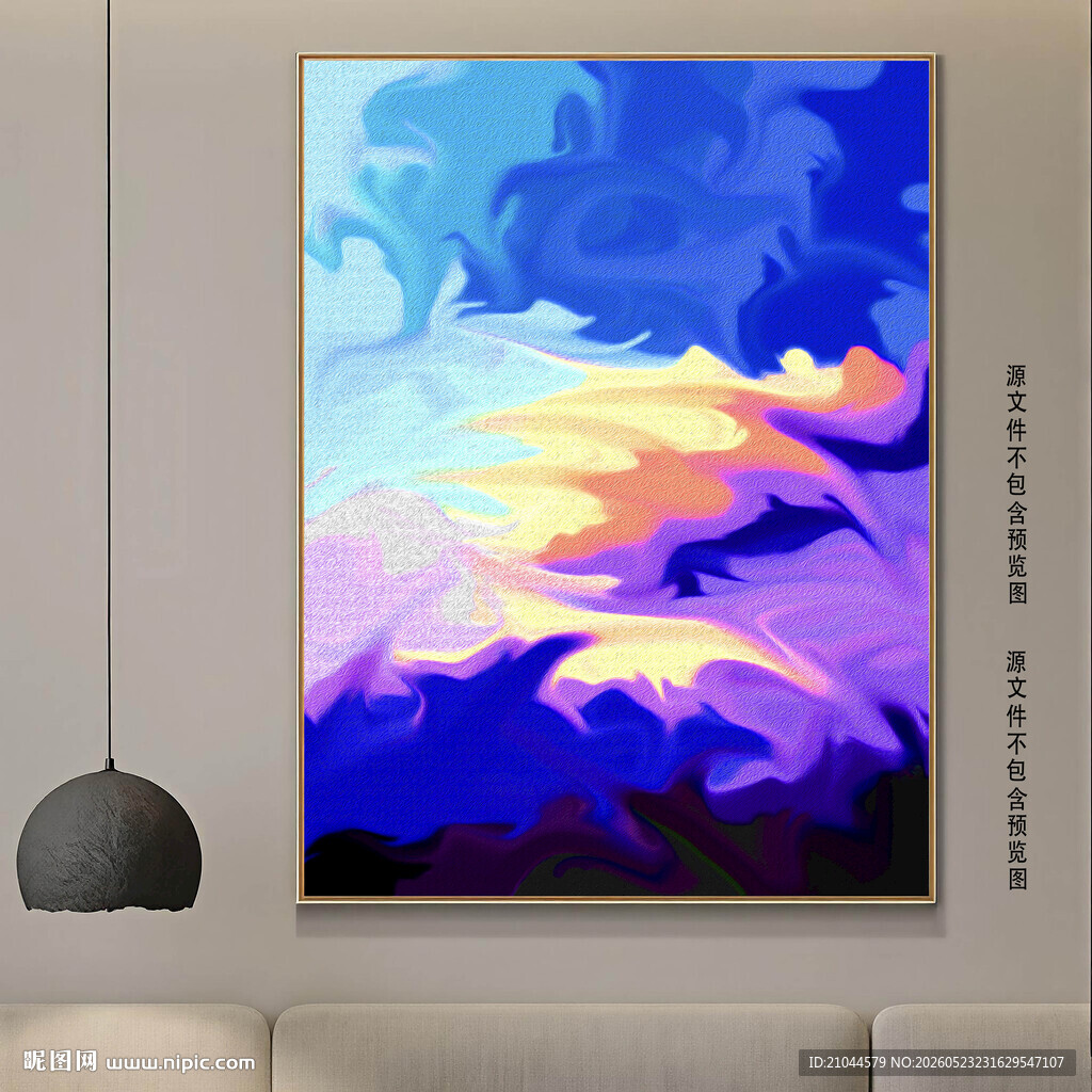 抽象油画