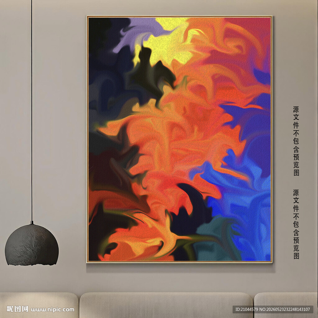 抽象油画