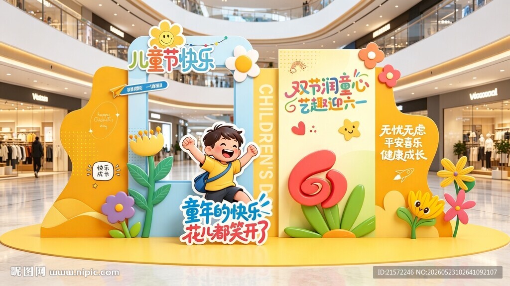 商场童趣主题展示美陈