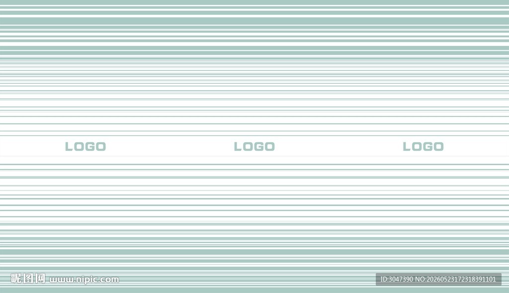 简约横条纹玻璃贴膜可加LOGO