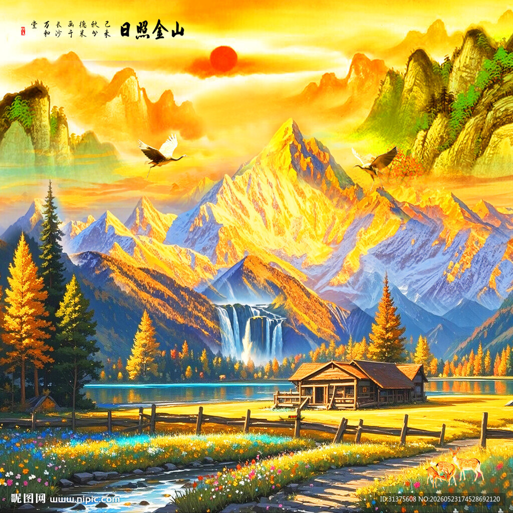 日照金山