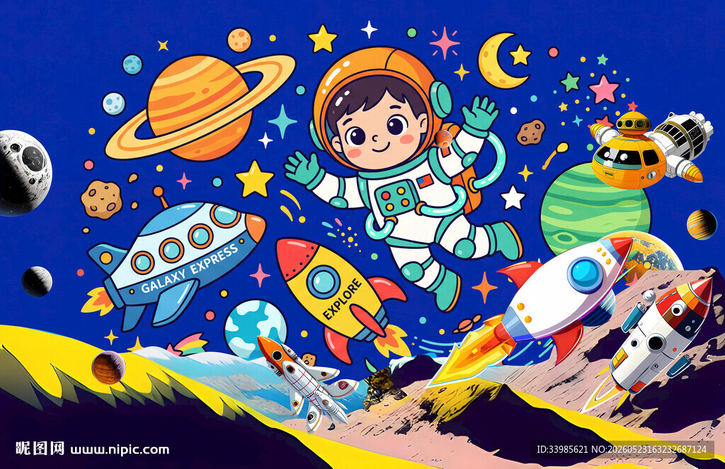 卡通星空