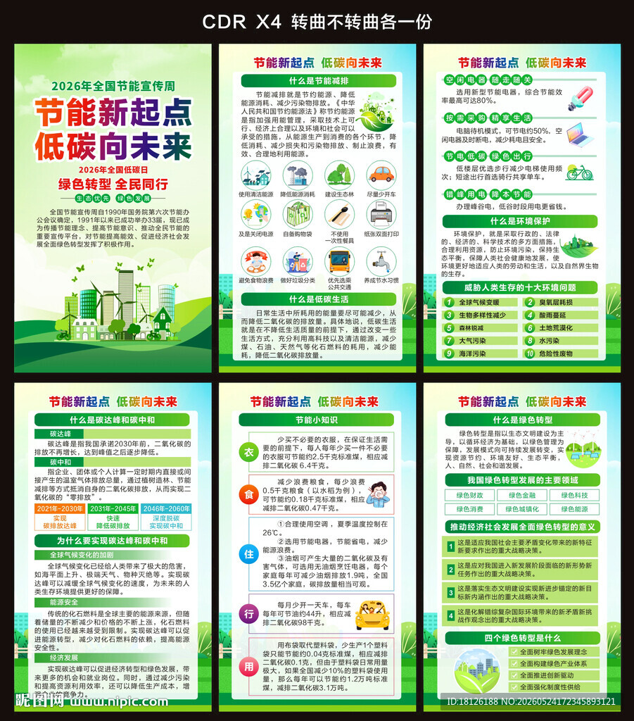 2026全国节能宣传周海报