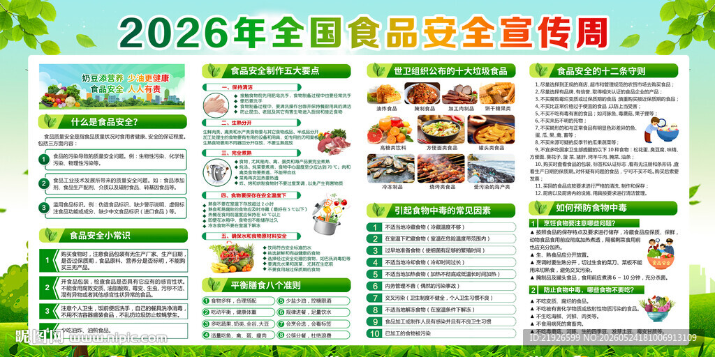 2026年全国食品安全宣传周