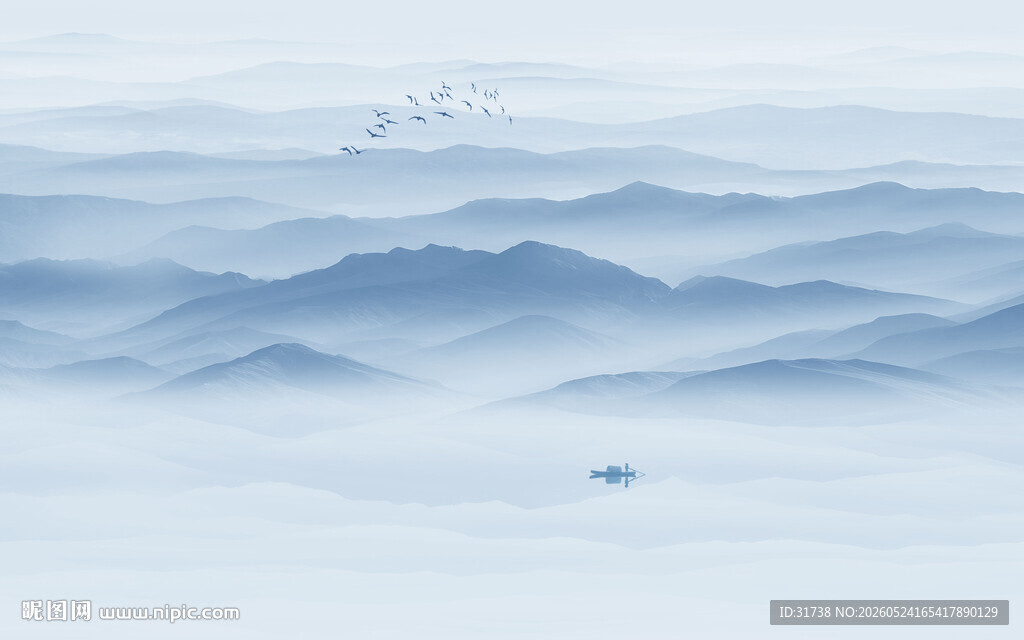 新中式山水画