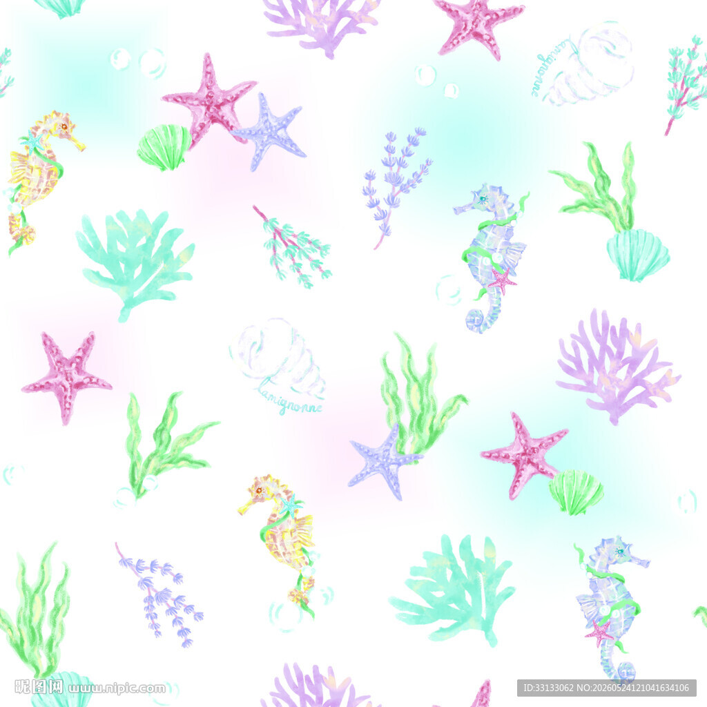 海星 珊瑚 数码