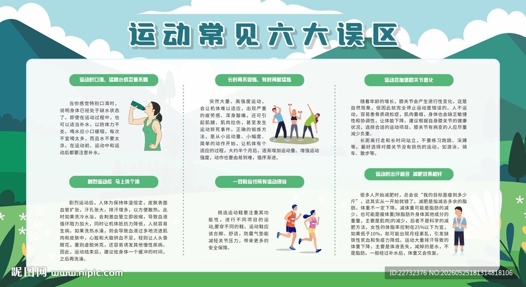 运动常见六大误区
