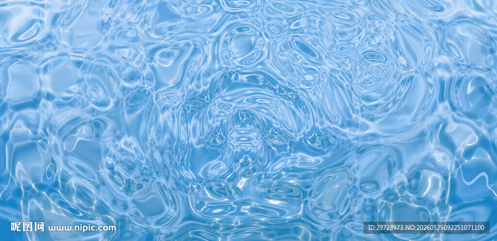 蓝色水波纹天花吊顶