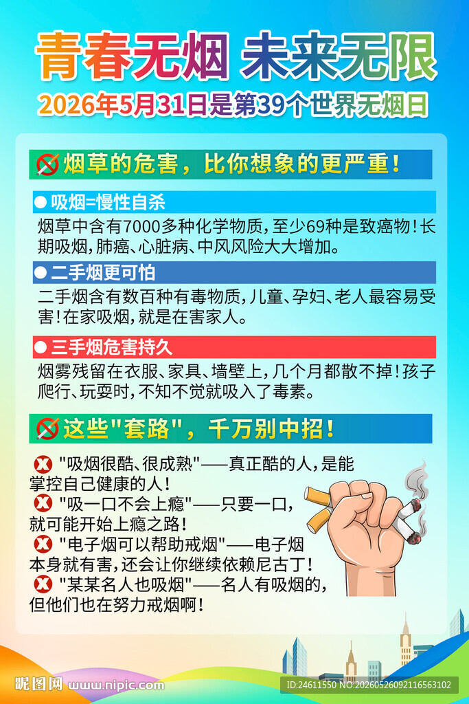 禁烟宣传海报