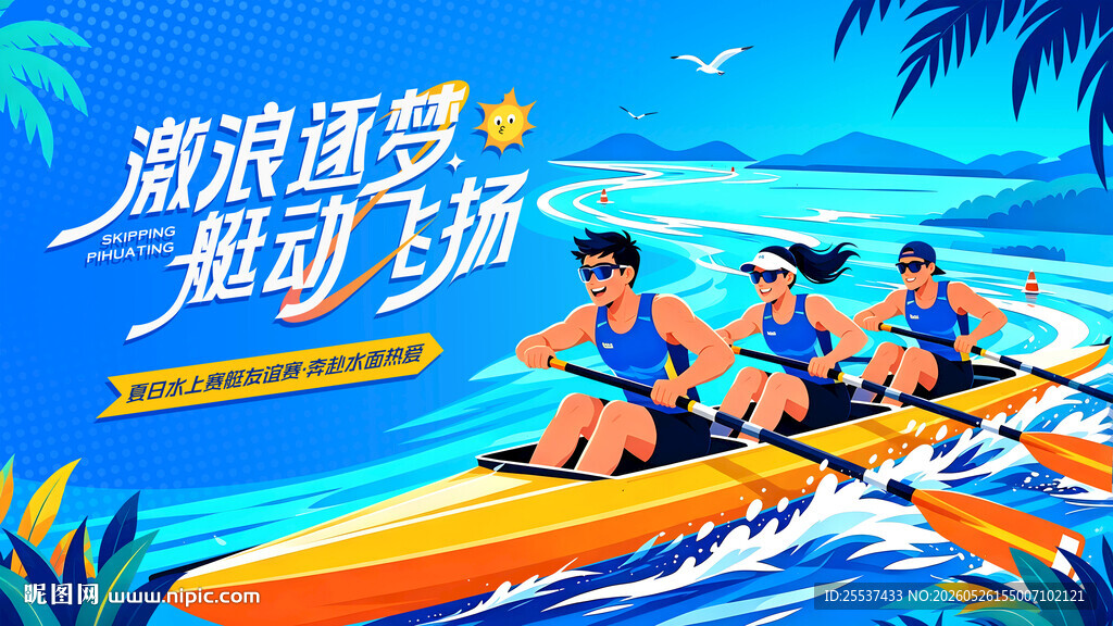 赛艇比赛皮划艇运动