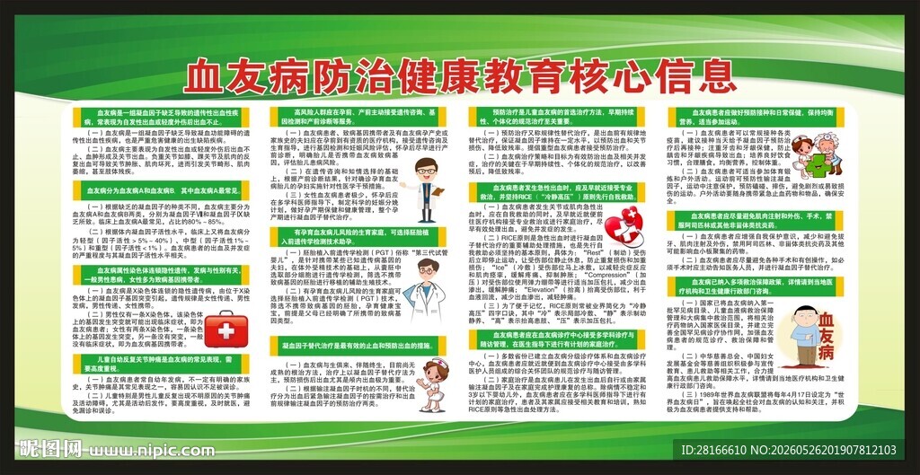 世界血友病日宣传栏