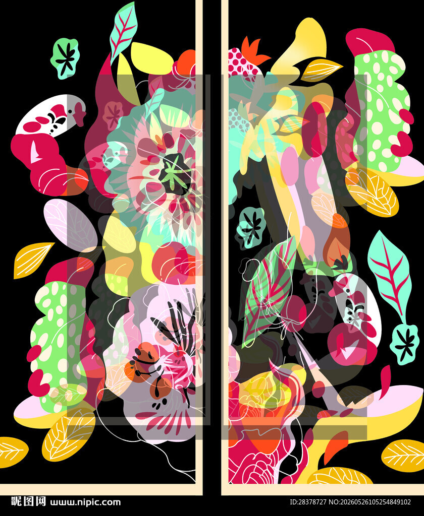 多彩创意剪纸艺术作品