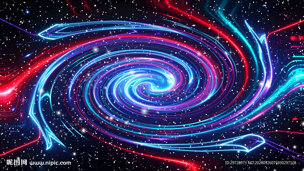 旋涡炫彩星空天花吊顶
