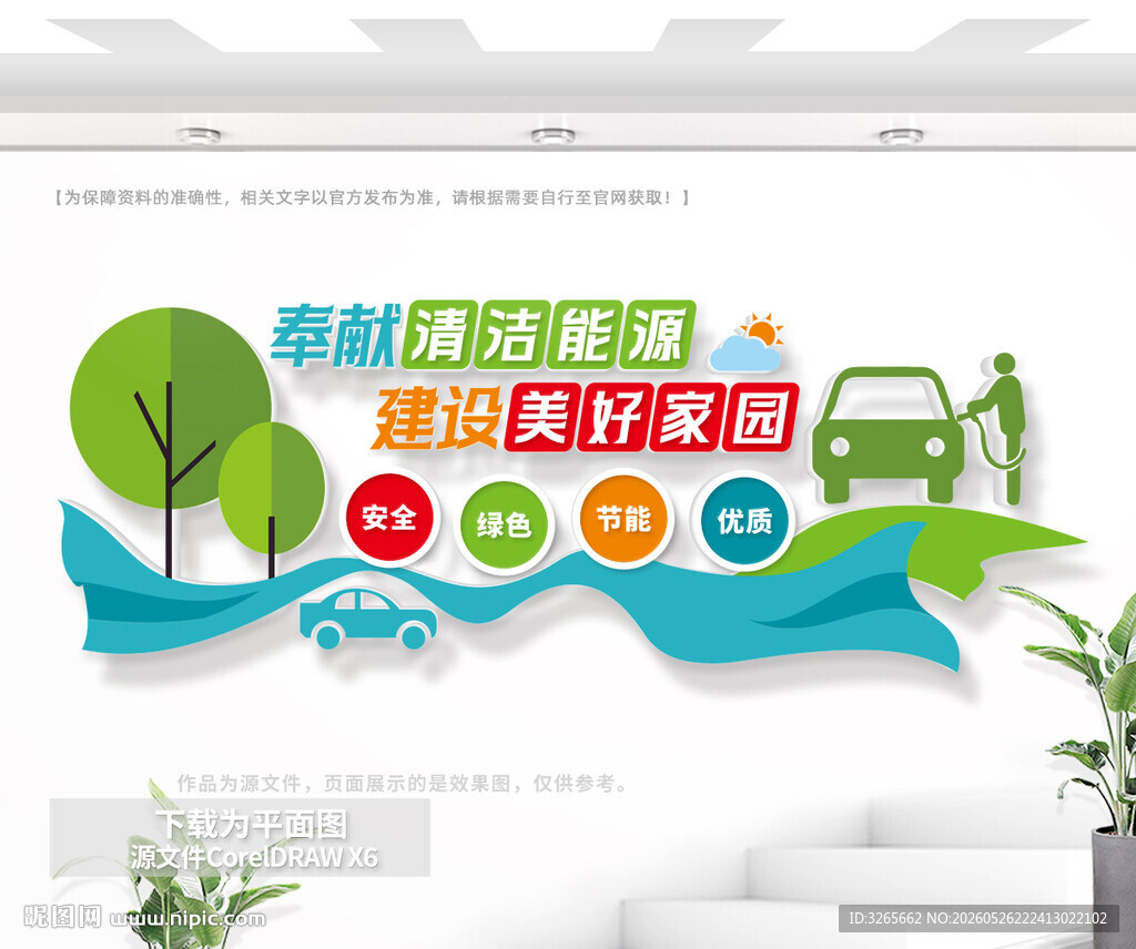 加油站服务标语文化墙