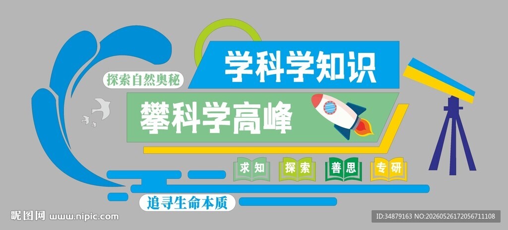 科普室文化墙宣传