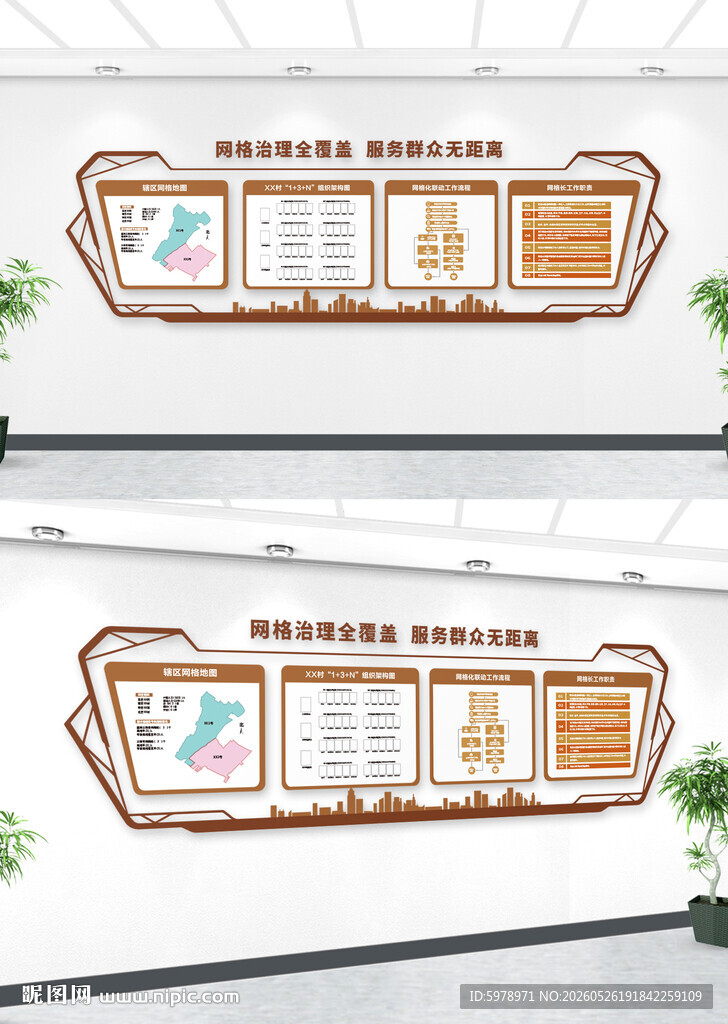 社区网格宣传栏