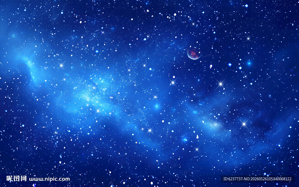 梦想宇宙星空背景墙