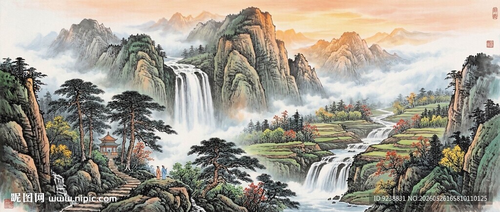 山水国画