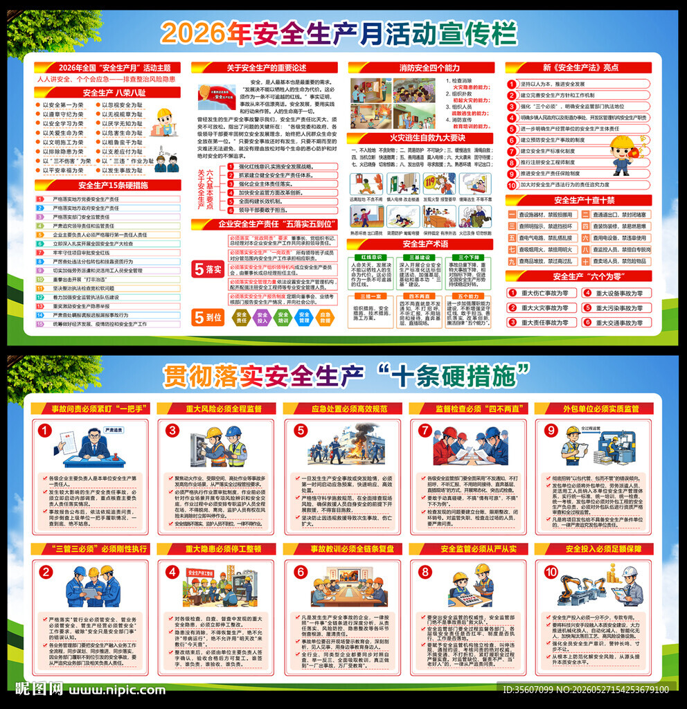 安全生产月宣传栏