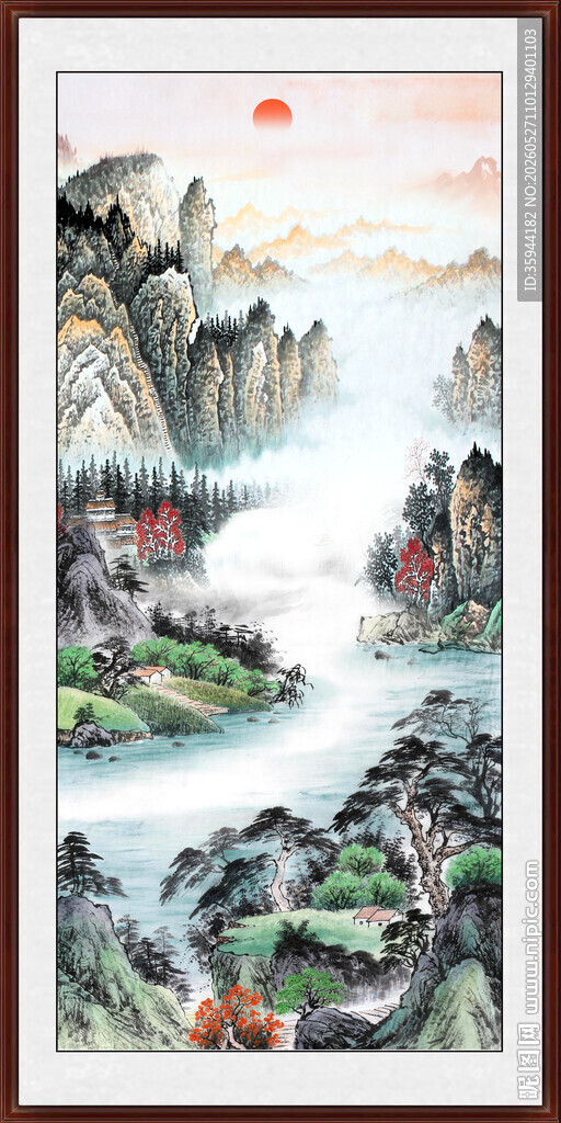 办公室山水画